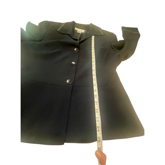 Jones Wear Navy Skirt Set Sz 16 - Picture 5 of 7